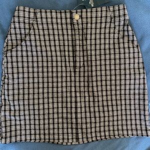 Hollister Ultra High-Rise Plaid Skirt